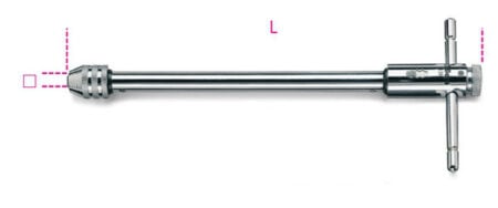 Beta 436L/2 Taphouder met ratel, lange
