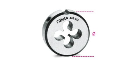 Beta 440ASC 1" Snijplaat, grove spoed,