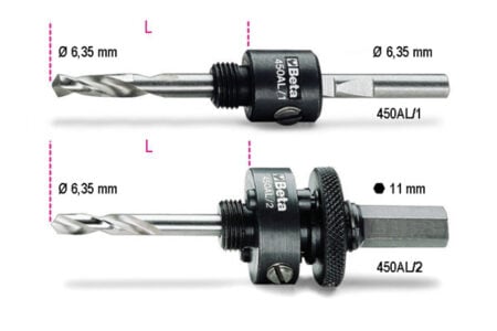Beta 450AL/2 Houder voor gatzagen met