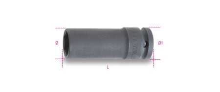 Beta 720LS 36 Slagdop, 1/2"