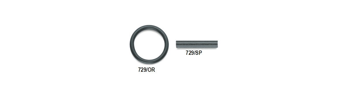 Beta 729/SP1 Rubber O ring en borgstift