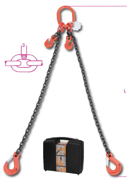 Beta 8097 D20-4 Ketting leng, 2 sprong