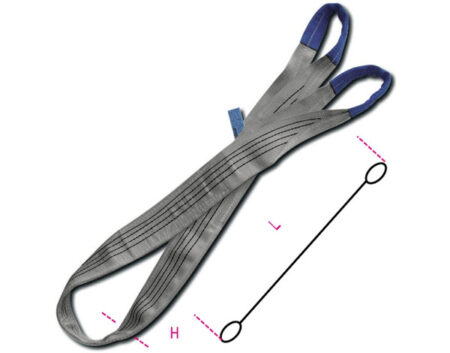 Beta 8157 12-T4 Hijsband, grijs 4 ton,