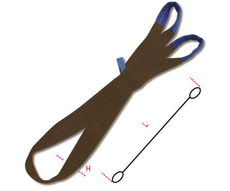 Beta 8159 10-T6 Hijsband, bruin 6 ton,