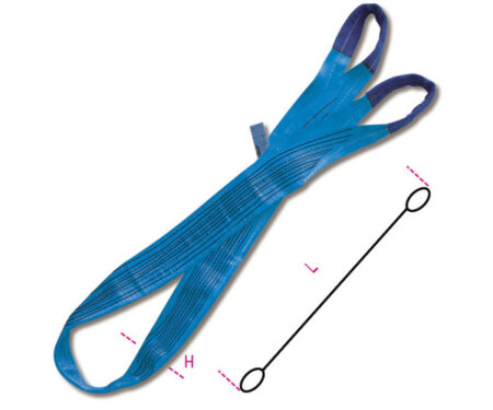Beta 8160 10-T8 Hijsband, blauw 8 ton,
