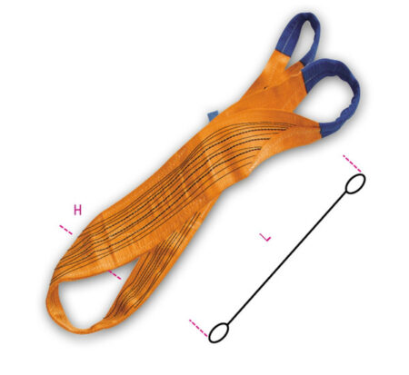 Beta 8161 12-T20 hijsband, oranje, 10t