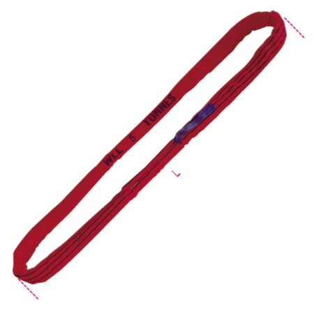 Beta 8178 8-T5 Ronde strop, rood 5 ton.