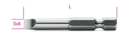 Beta 862LP 1,6X8 Bit voor sleufschroeven