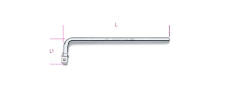Beta 920/44 1/2” gebogen wringstaaf