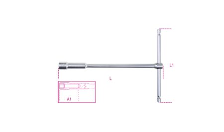 Beta 949 17 T greep diepe soksleutel