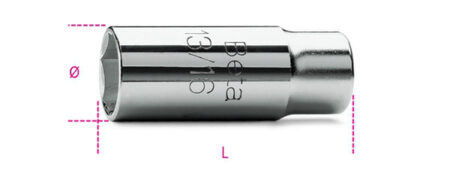 Beta 956C 20,8 1/2” Bougiedopsleutel
