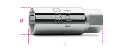 Beta 956E 17,8 3/8” Bougiedopsleutel