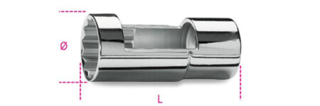 Beta 960A 27 1/2” dopsleutel voor