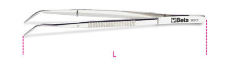 Beta 993 145 Pincet met gebogen smalle