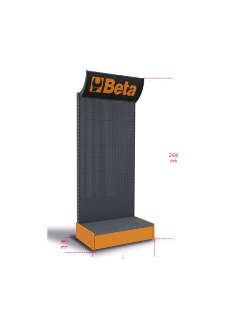 Beta C64 /1 wanddisplay voor kleding en