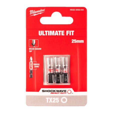 Milwaukee shockwave bit Tx-25x25 (vpe-3)